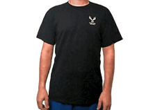 Men's Black Deer Skull Short Sleeve T-Shirt