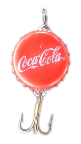 Coca-Cola Handcrafted Bottle Cap Fishing Lure