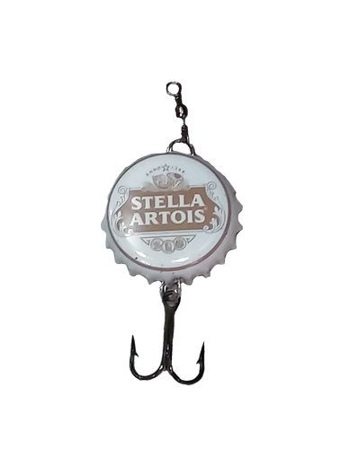 Stella Artois Handcrafted Bottle Cap Fishing Lure