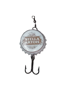 Stella Artois Handcrafted Bottle Cap Fishing Lure